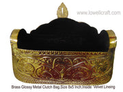 HAND CARVING VINTAGE METAL PURSE