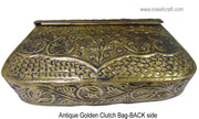 Hand Carving Vintage Brass Antique Bag