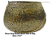 ETHNIC VINTAGE METAL CLUTCH BAG PURSES