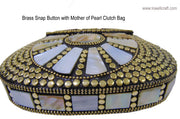 ETHNIC VINTAGE METAL CLUTCH BAG PURSES