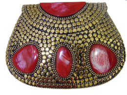 METAL CLUTCH PARTY BAGS PURSE