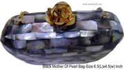 HANDMADE MOTHER OF PEARL METAL HANDBAGS