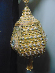 Light Gold Designer Metal Bag