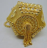 Light Gold Designer Metal Bag