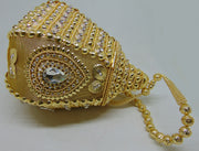 Light Gold Designer Metal Bag