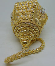 Light Gold Designer Metal Bag