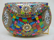 Mosaic Box Evening Clutch Bag