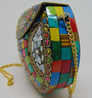 Mosaic Box Evening Clutch Bag