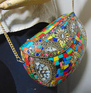 Mosaic Box Evening Clutch Bag