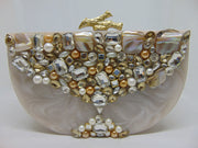Half Moon Resin Clutch