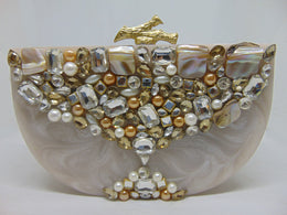 Half Moon Resin Clutch