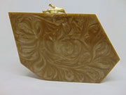 Black Clutch Resin Bag Handbag Purse