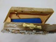 Black Clutch Resin Bag Handbag Purse
