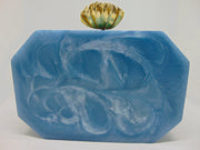 Classy Blue Resin Clutch