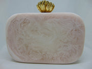 Floral Handmade Resin Clutch