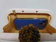 Floral Handmade Resin Clutch