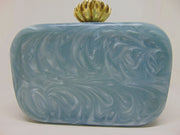 Floral Handmade Resin Clutch
