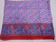 Paisley print pure Large Silk scarf Wrap