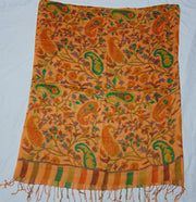 Paisley print pure medium Silk scarf Wrap