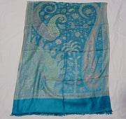 Paisley print modal jaquard Silk scarf