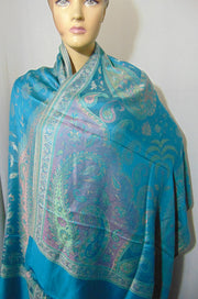 Paisley print modal jaquard Silk scarf