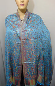 Paisley print modal jaquard Silk scarf