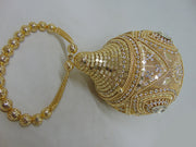 Kundan Work Designer Metal Bags