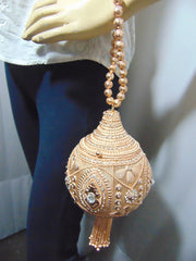 Rose Color Designer Potli Bag For women
