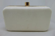 Embroidery box clutch purse