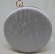 Designer Embroidery Round Clutch Bag