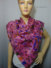 Assorted Kani print pure Silk scarf Wrap