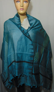 Long tempered design cotton Silk scarf Wrap