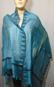 Long tempered design cotton Silk scarf Wrap
