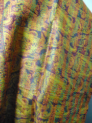 Long Silk kantha work reversible Scarves