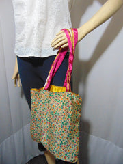 Reversible Silk Printed Fabric BAG