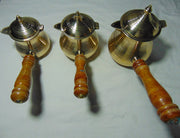 Kettle Lining Design Brass Turkish Tea Pot 3 pcs set