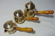Kettle Lining Design Brass Turkish Tea Pot 3 pcs set