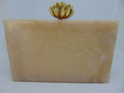 Acrylic stone Embellished Clutch purse