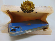 Acrylic stone Embellished Clutch purse