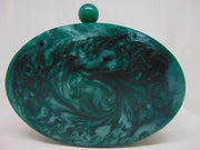Acrylic stone Embellished Clutch purse