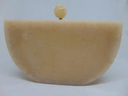 stone decoration resin clutch purse