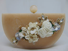 Women Resin clutch Floral