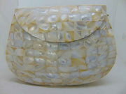 Mother of Pearl Mop bag Metal purse