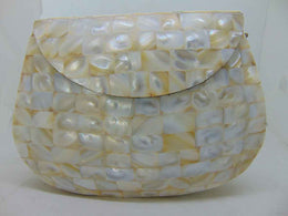Mother of Pearl Mop bag Metal purse