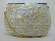 Mother of Pearl Mop bag Metal purse