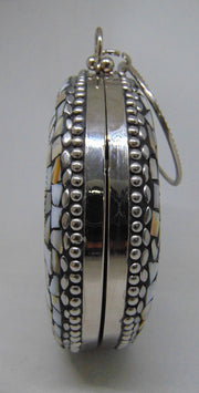 Round Metal Clutch Bag