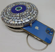 Round Metal Clutch Bag