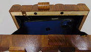 ethnic Brown Wooden Purse clutch vintage style wallet Bag