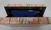 wood Resin Box clutch purse