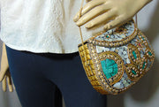Antique Handmade Mosaic Bag